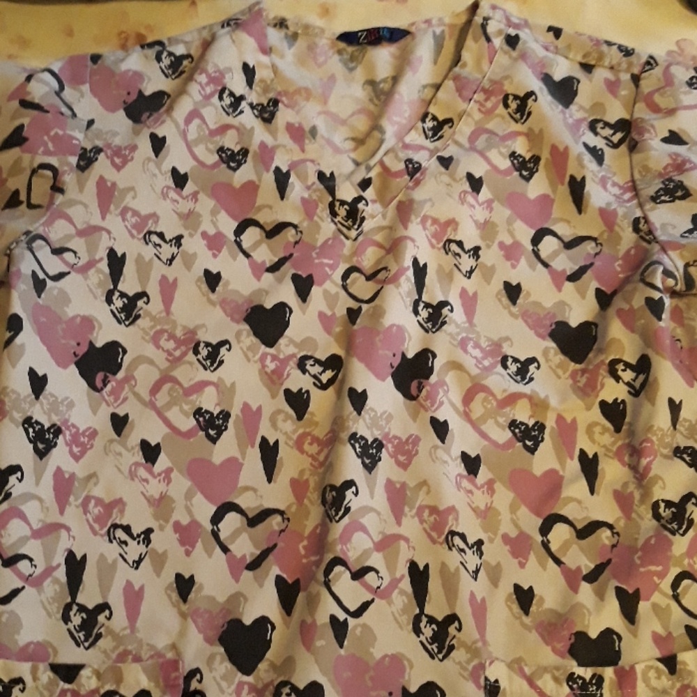 Heart Scrub top
